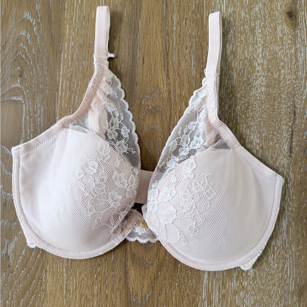 Natori Light Pink Lace Underwire Bra 32DD
